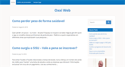 Desktop Screenshot of oxxiweb.com.br