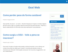 Tablet Screenshot of oxxiweb.com.br